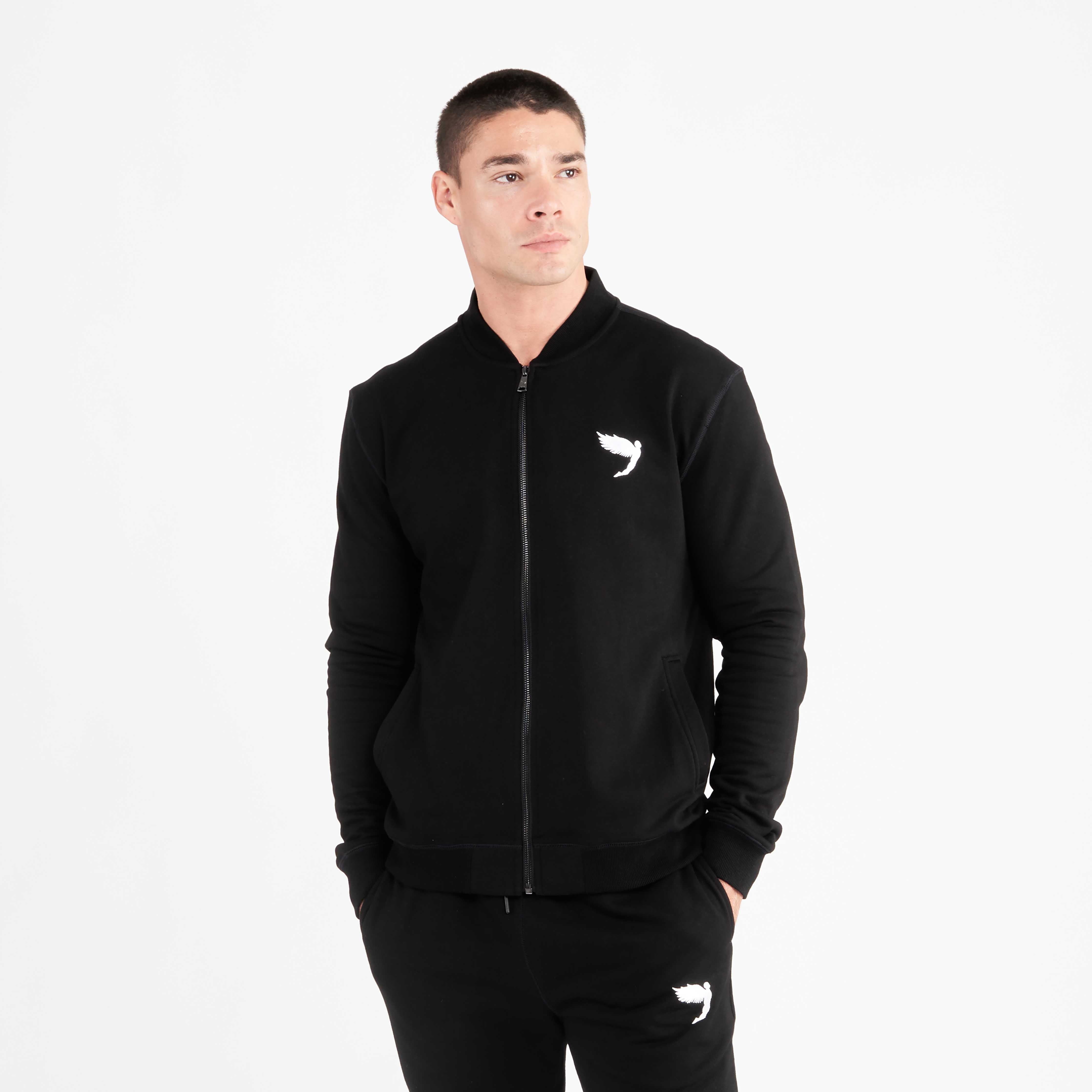 FLY Tracksuit Jacket In Black – Fly
