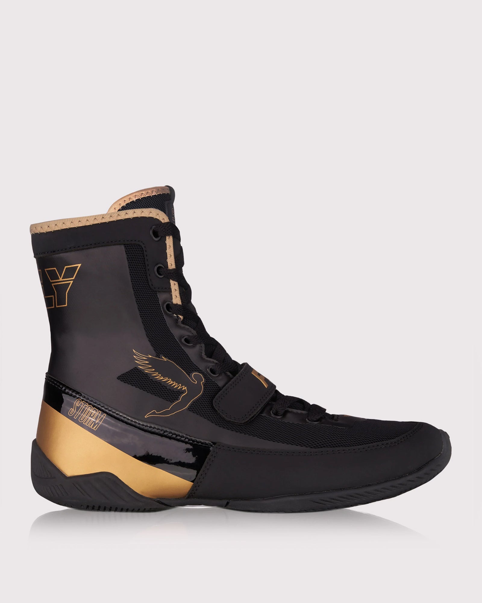 boxing boost Storm Boxing Boots, Black Gold / UK 13