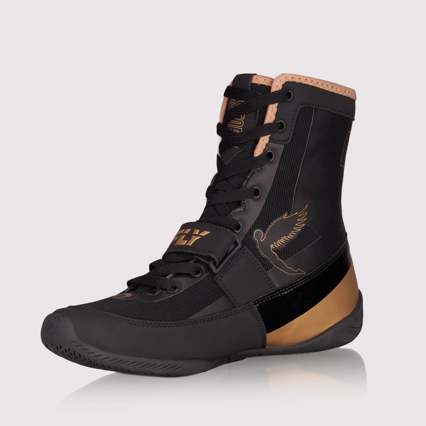 Boots black Gold Adult (8197762842876)