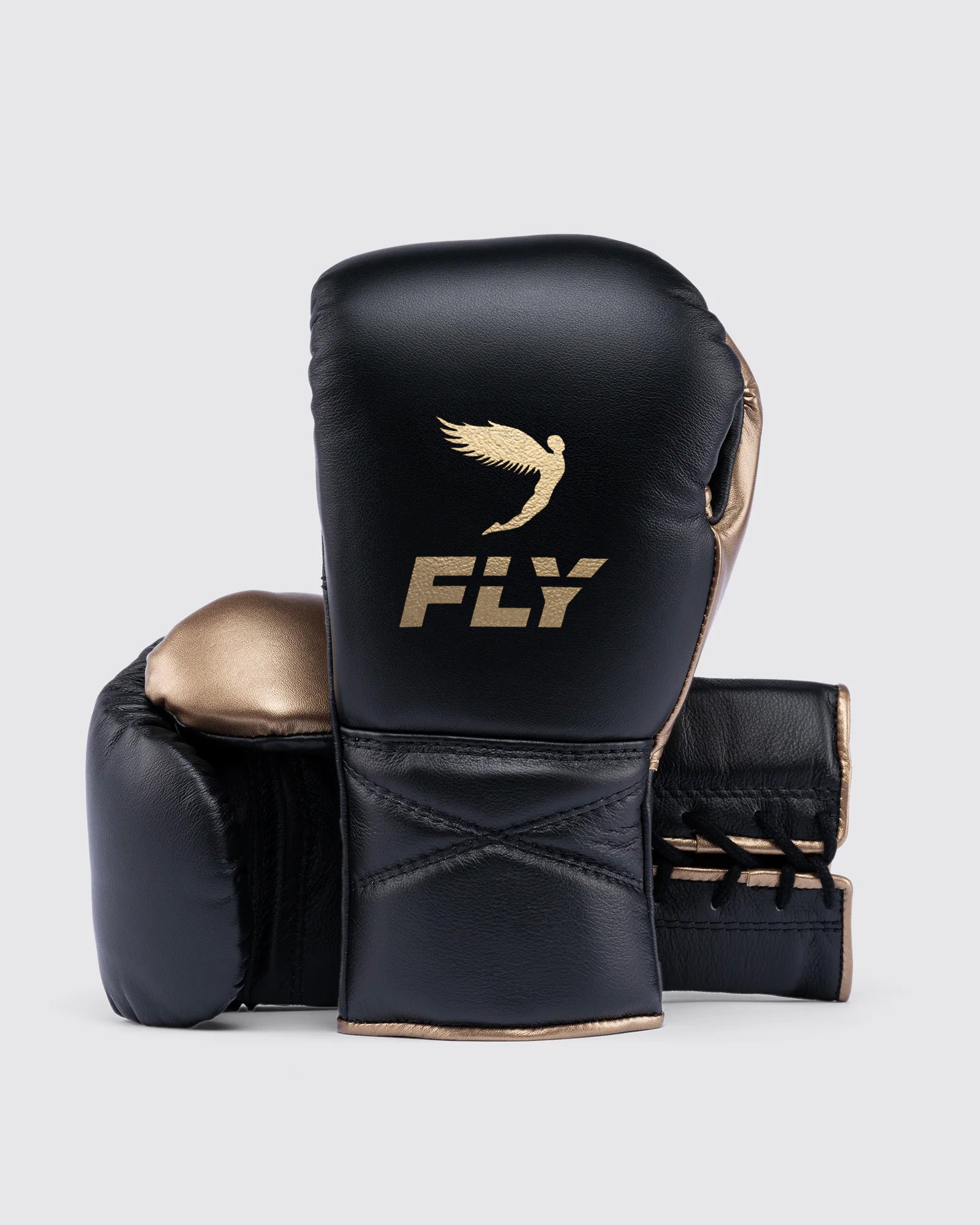 fly boxing gear Superlace 2 Gloves Black Gold – Fly