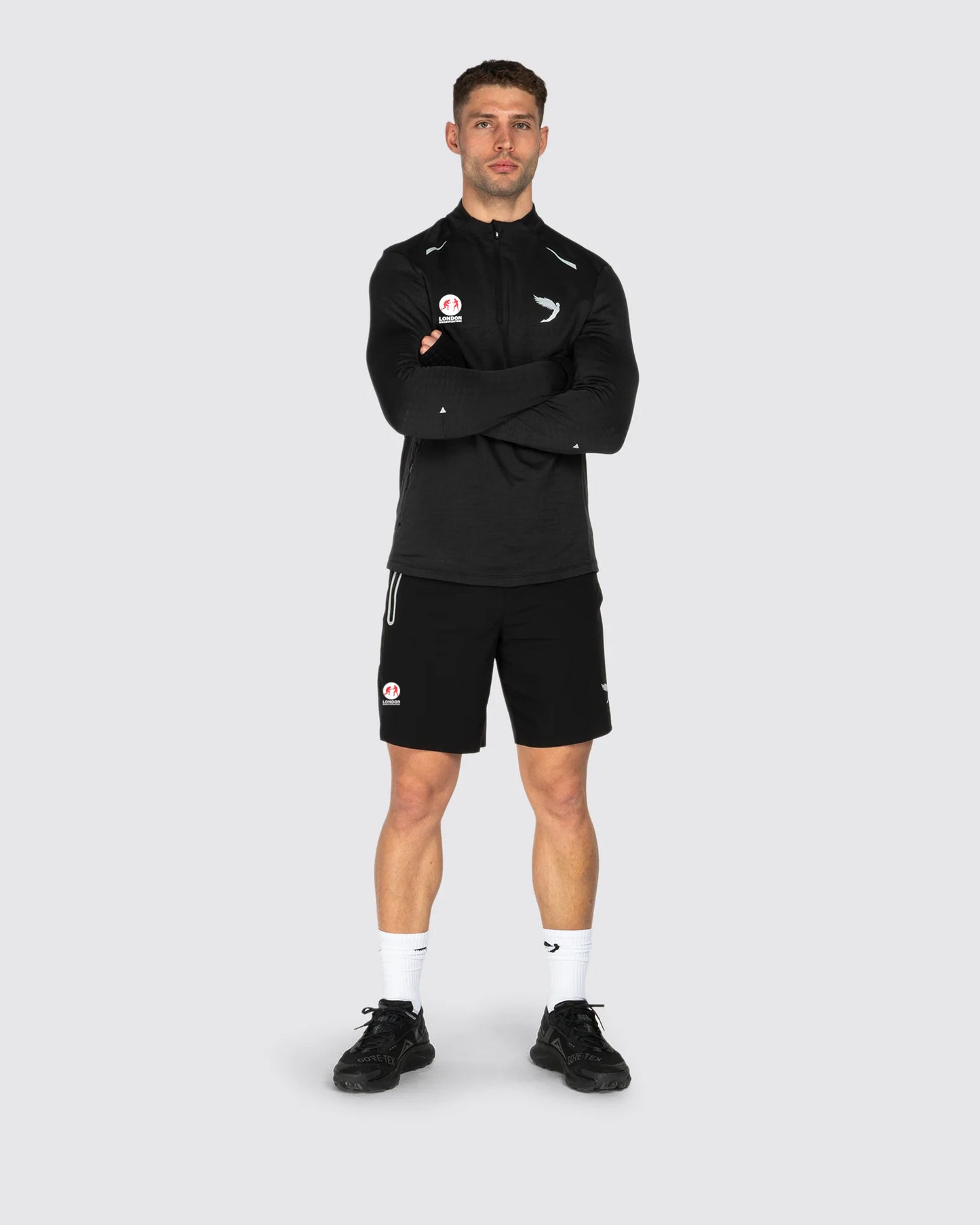 Maglia da corsa calda Tempo 1/4 Zip Fly X London Shootfighters