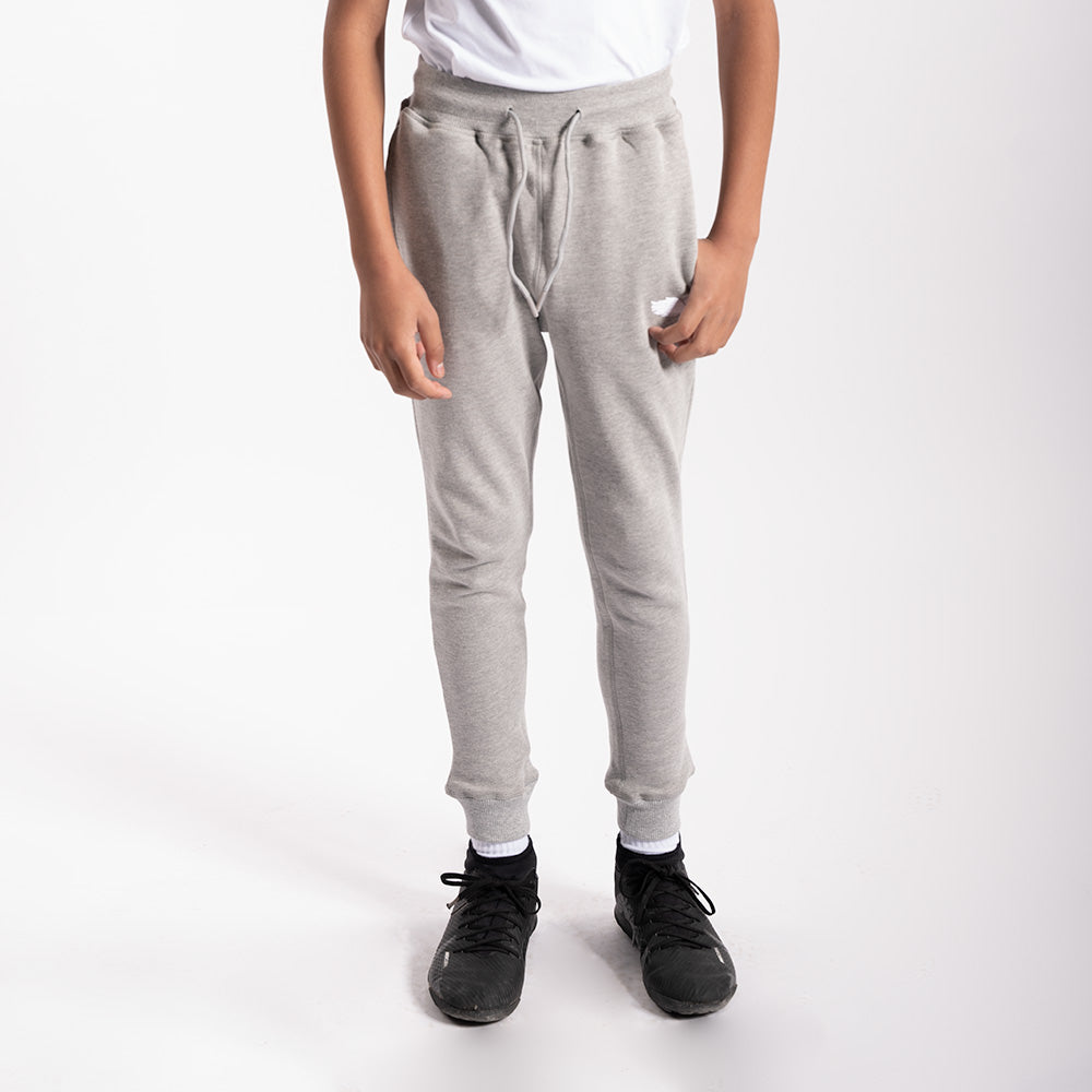 Boys Tracksuit Joggers In Grey