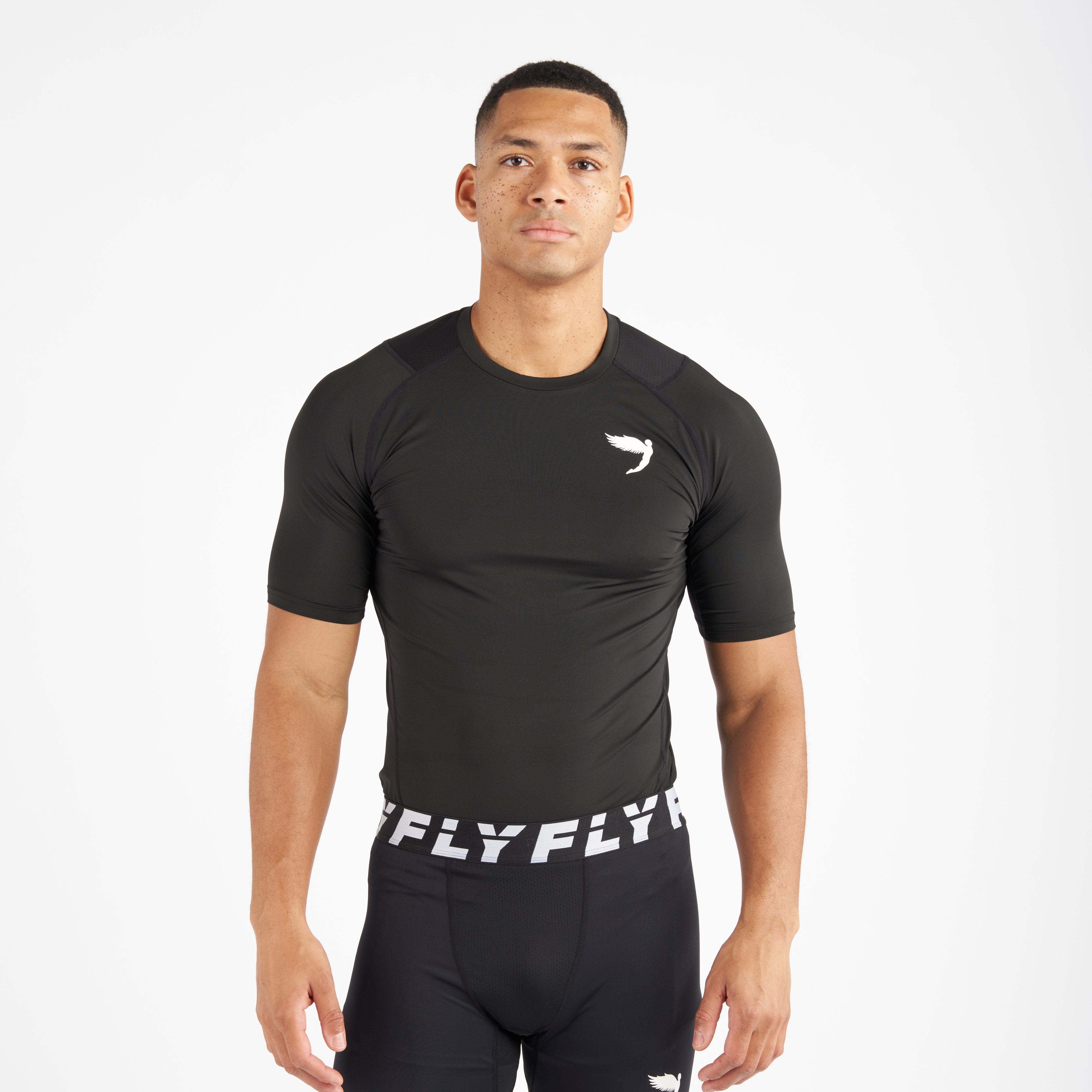 Flyrpod Compression Compression Training Top In Black – Fly