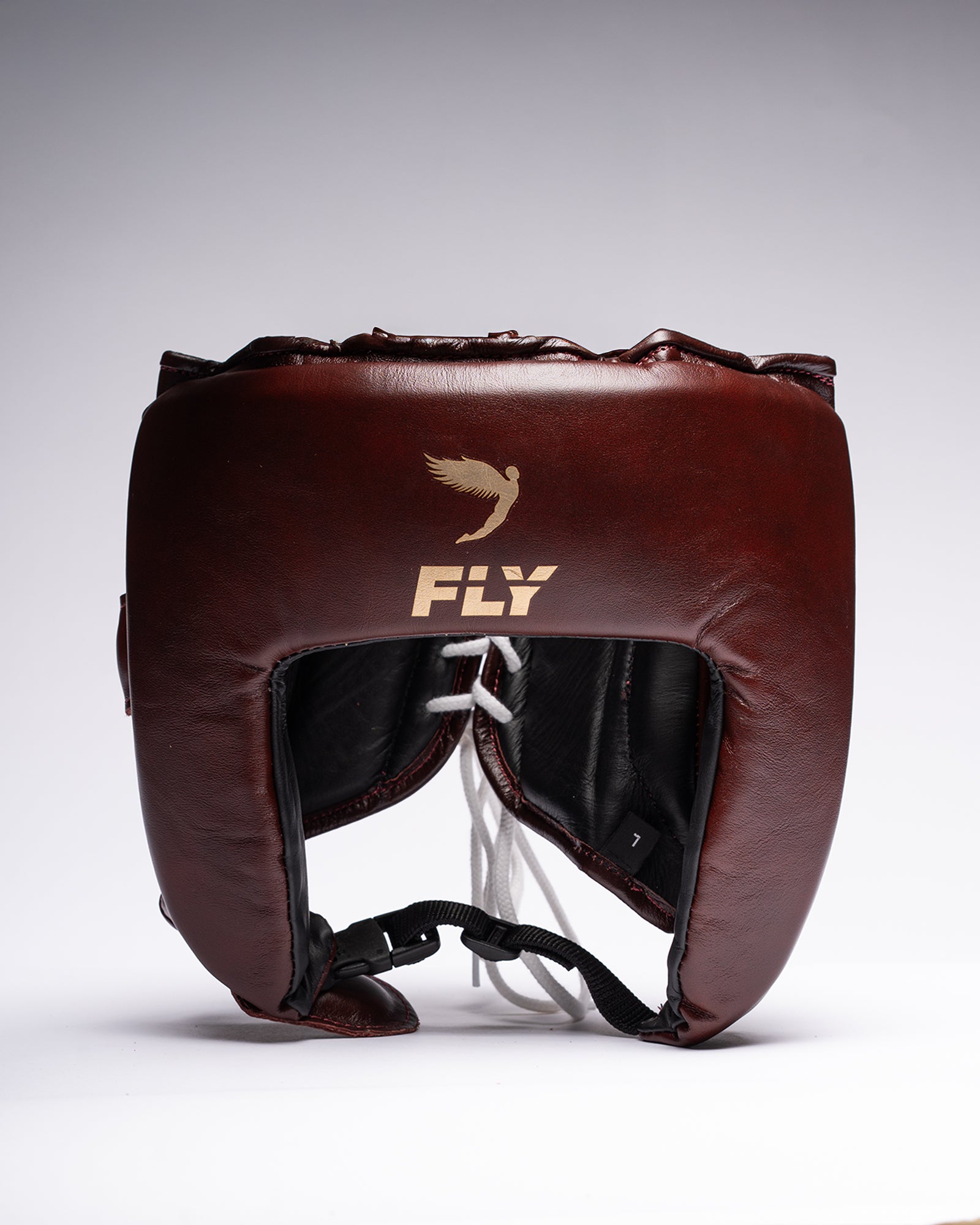 Open Face Headguard Oxblood