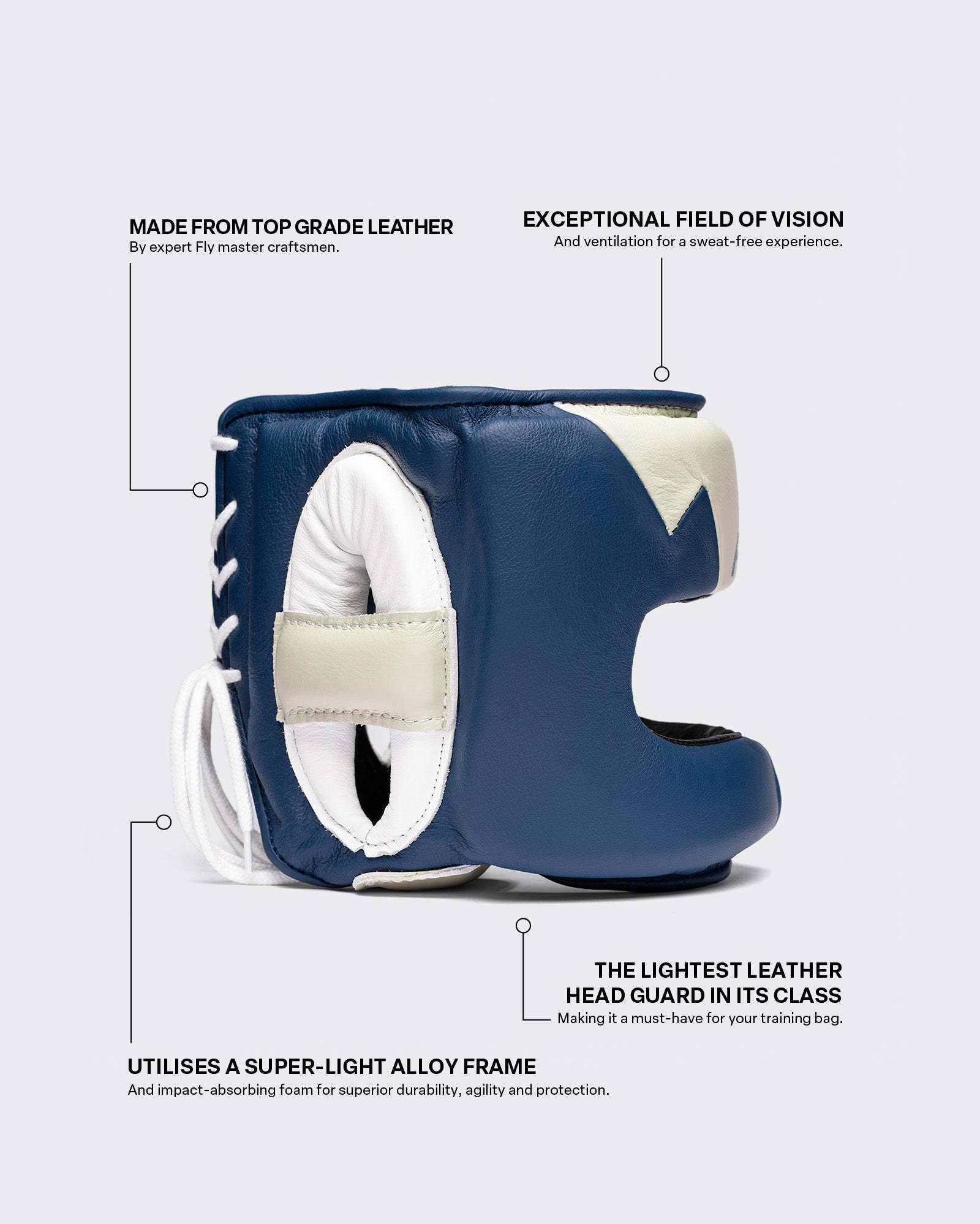 Fly Superbar Headguard boxing headgear view 2