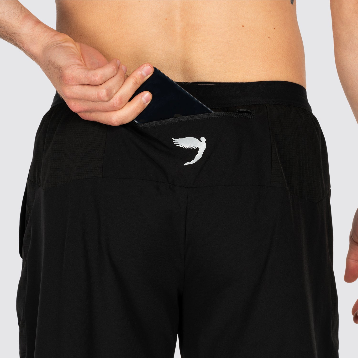 Tempo 2-1 Shorts Long Black (8244517404924)