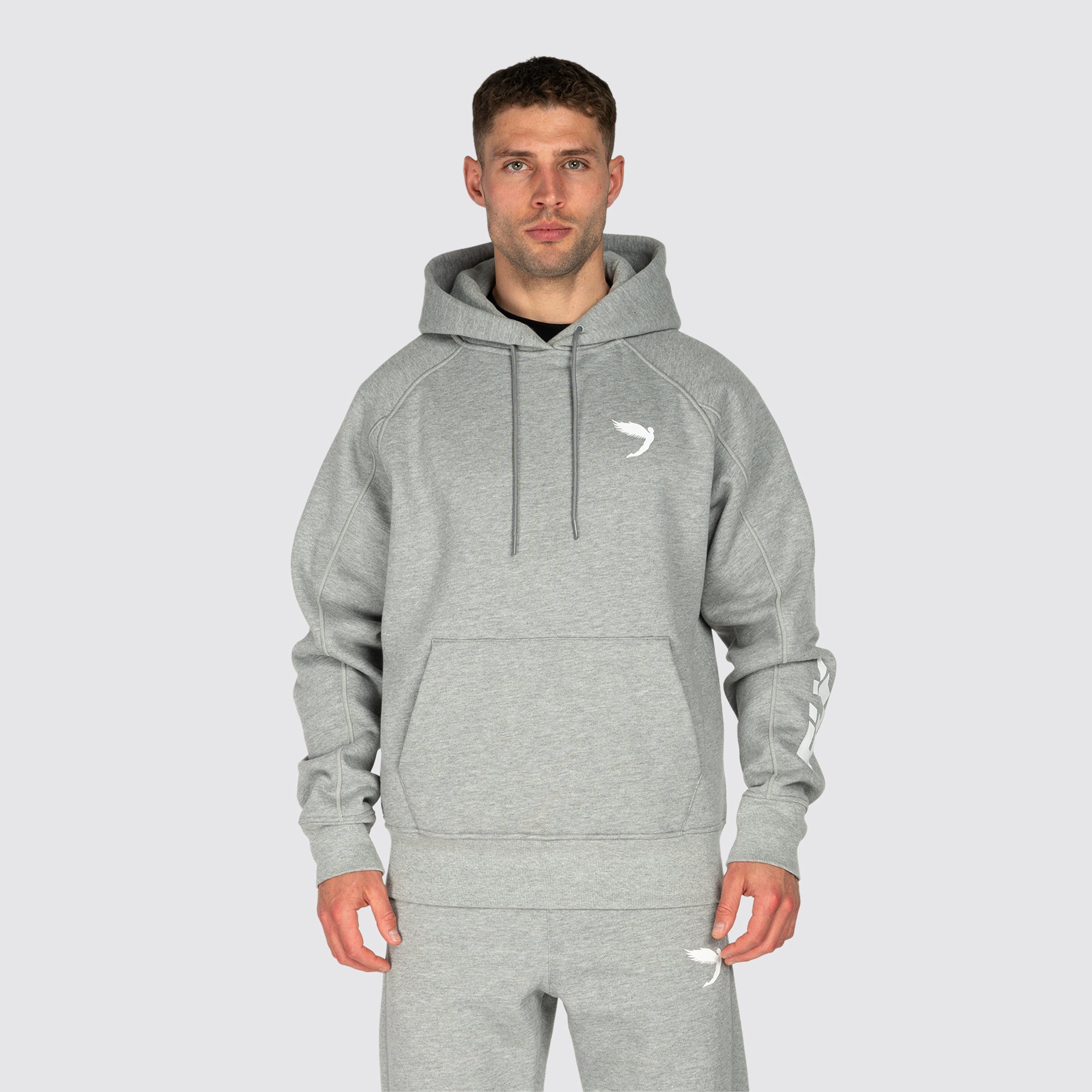 Relaxed fit hoodie men's sale