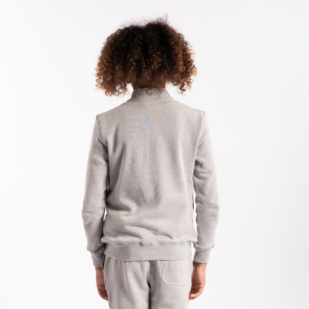 Kids Tracksuit Jacket Grey (6541114867876)