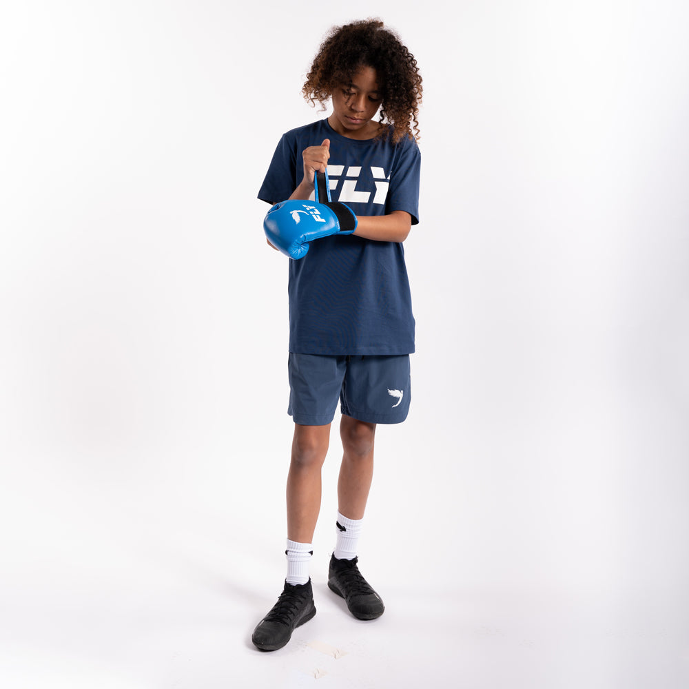 Kids Performance Shorts Blue (7790356037884)