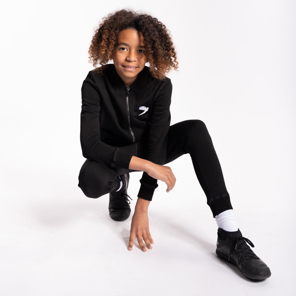 Kids Tracksuit Jacket Black (6541115785380)